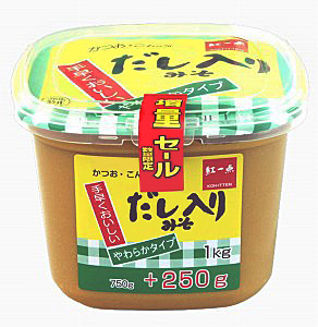 岩田醸造 紅一点だし入りみそ で750g 250g増量キャンペーン 日本食糧新聞電子版