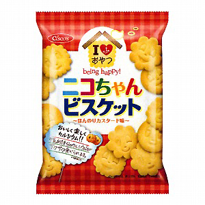 アイラブおやつ ニコちゃんビスケット」発売（日清シスコ） - 日本食糧