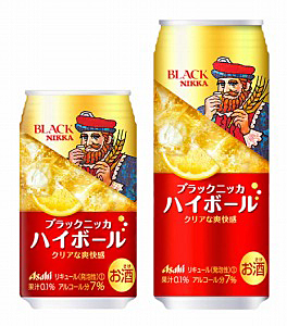 アサヒビール ブラックニッカ ハイボール 発売 ヒゲのハイボール訴求 日本食糧新聞電子版