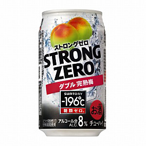 サントリーチューハイ -196℃ ストロングゼロ ダブル完熟梅」発売