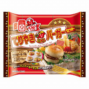 冷凍 くまちゃん占い てりやきミニバーガーセット 発売 アクリフーズ 日本食糧新聞電子版