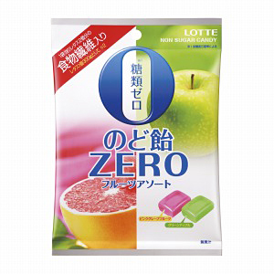 のど飴ZERO フルーツアソート」発売（ロッテ商事） - 日本食糧