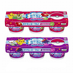 ポケモンヨーグルト いちごミックス」発売（雪印メグミルク） - 日本