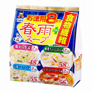 お徳用8食 春雨スープ プラス食物繊維 発売 宮坂醸造 日本食糧新聞電子版