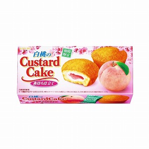 白桃のカスタードケーキ 春待ち仕立て 発売 ロッテ商事 日本食糧新聞電子版