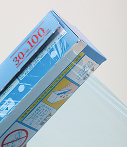 新製品情報：三菱樹脂、青色包装ラップ発売 混入破片の識別容易に