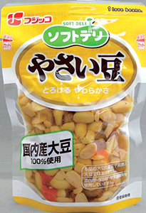 農林水産大臣賞　「ソフトデリ やさい豆 140g」フジッコ（歯ぐきでつぶせる食品部門）