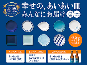 サントリービール、「金麦」対象で「幸せの、あいあい皿 みんなにお届け」キャンペーン実施 - 日本食糧新聞・電子版