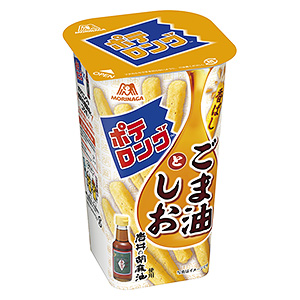 ポテロング ごま油としお」発売（森永製菓） - 日本食糧新聞・電子版