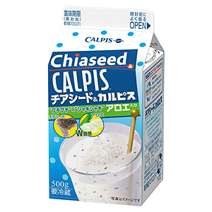 チアシード カルピス アロエ入り 発売 エルビー 日本食糧新聞電子版