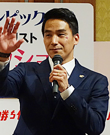 銅メダリストの松田丈志氏