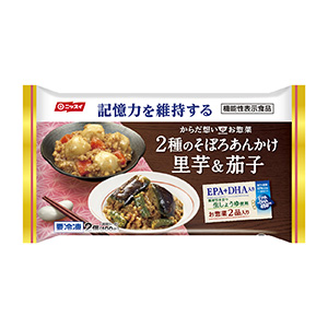 冷凍 からだ想いのお惣菜 2種のそぼろあんかけ 里芋 茄子 発売 日本水産 日本食糧新聞電子版