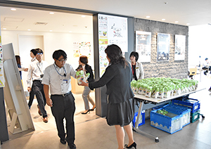 8月4日の「栄養の日」に合わせてTOTO汐留事業所で開催されたイベント
