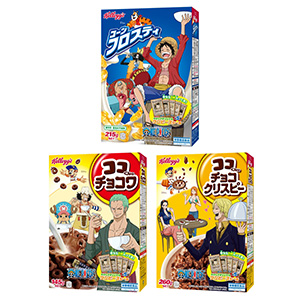 日本ケロッグ 限定シリアル3品発売 ワンピースとコラボ 日本食糧新聞電子版