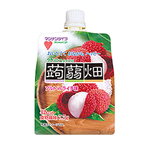 クラッシュタイプの蒟蒻畑 ソルトinライチ味 発売 マンナンライフ 日本食糧新聞電子版