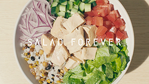 サラダの無限の可能性を表現する“SALAD FOREVER”がキャッチコピー