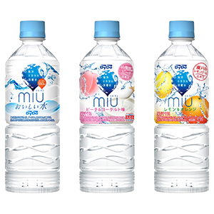ミネラルウオーター特集 主要メーカー動向 ダイドードリンコ Miu に新フレーバー 日本食糧新聞電子版