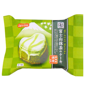 「富士山抹茶のケーキ」