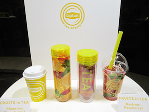 「Fruits in Tea」メニューの例