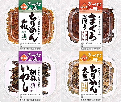 フジッコ 魚介佃煮 ふじっ子煮 さかな三昧 シリーズ4品発売 和食 健康志向に対応 日本食糧新聞電子版