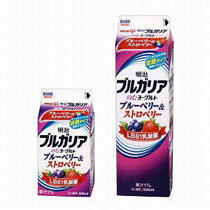 明治 ブルガリア のむヨーグルト ブルーベリー ストロベリー 発売 明治乳業 日本食糧新聞電子版